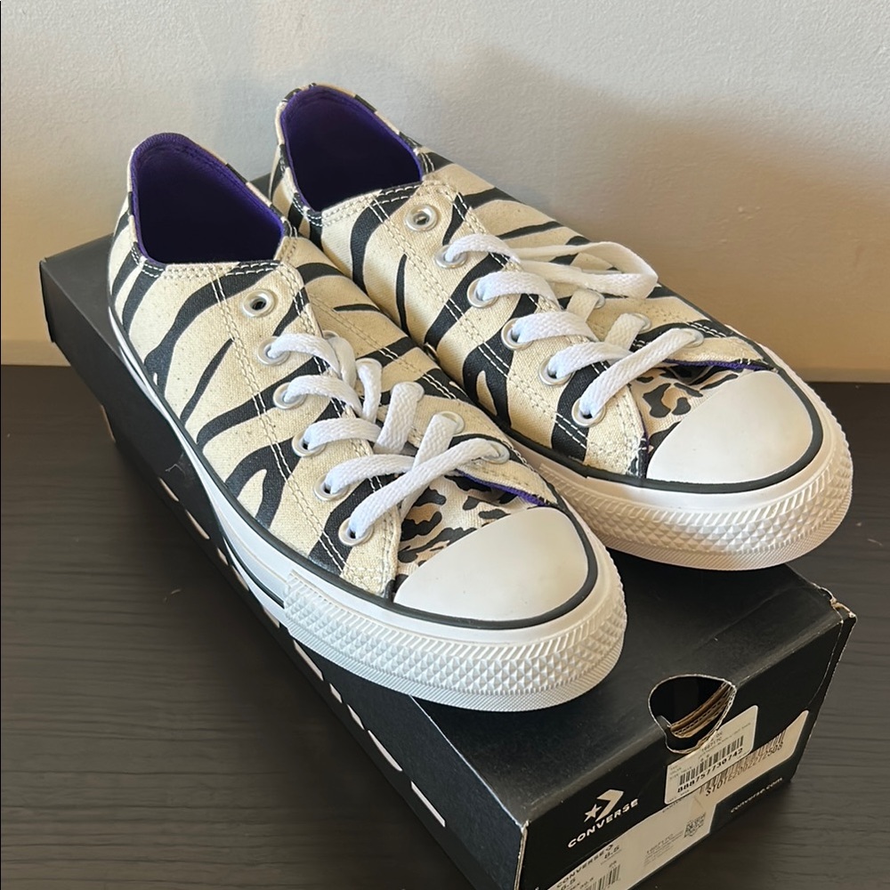 Converse CTAS OX Animal Print Canvas Sneakers